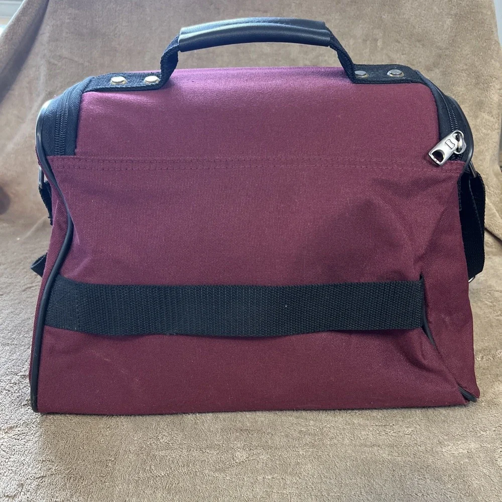American Tourister Red/Black‎ Carry On Shoulder Overnight Bag Duffel 14x7x10